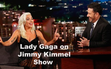 Lady Gaga on Jimmy Kemmel Show