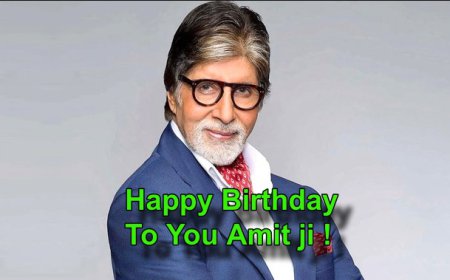 Happy Birthday to the one and only Shahenshah of Bollywood, the legendary Amitabh Bachchan!