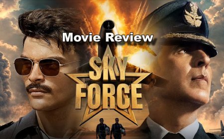 Sky Force Movie Review Starring Akshay Kumar ,Veer ,Sara Ali Khan, nimarat Kaur